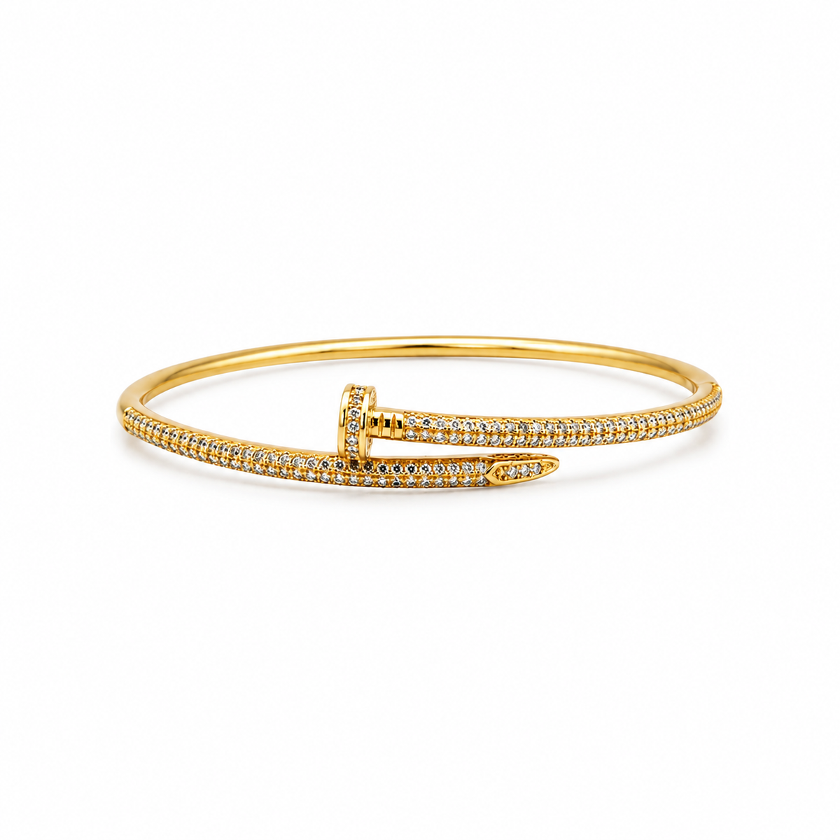 Golden Nail Bangle