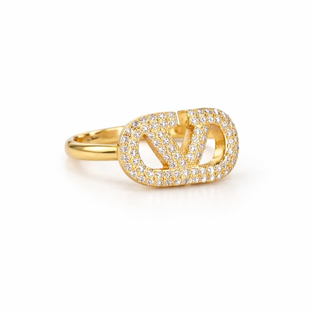 Valora Crystal Gold Ring