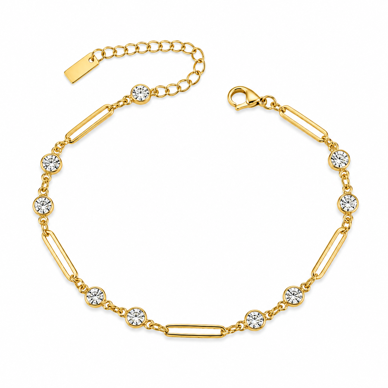 Aurélie Crystal Anklet