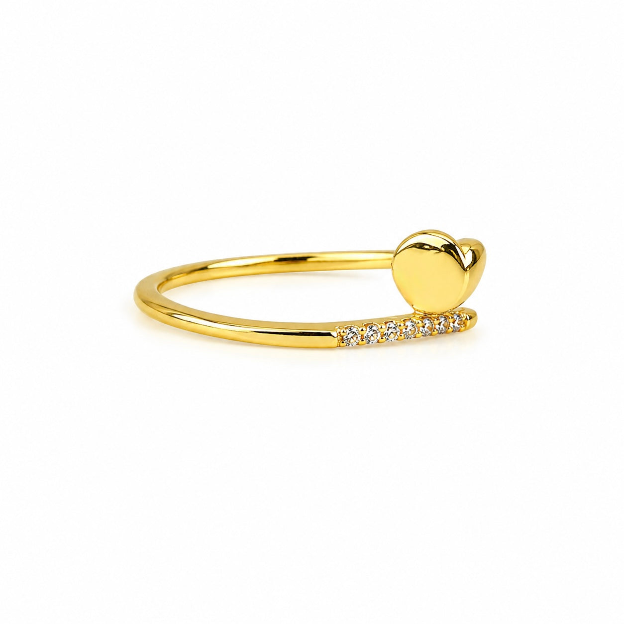 Golden Heart Ring