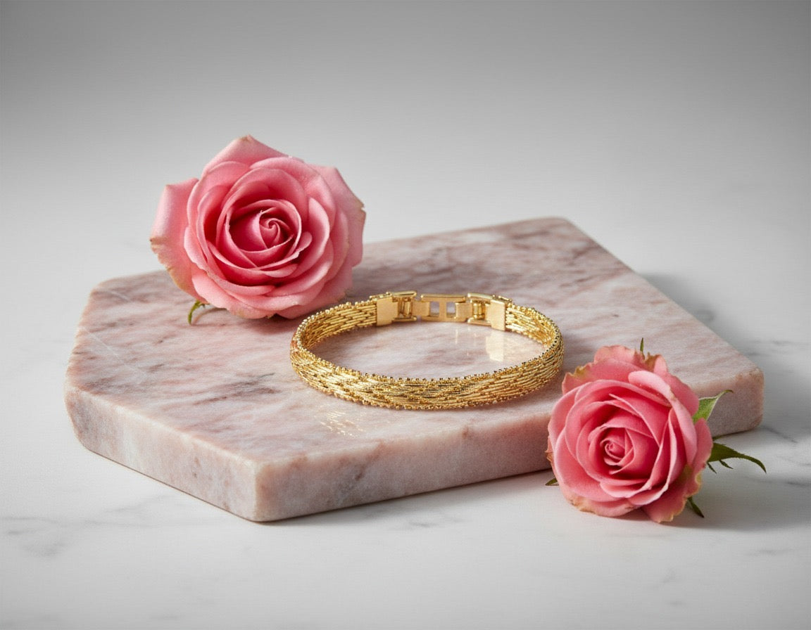 Gold Weave Luxe Bracelet