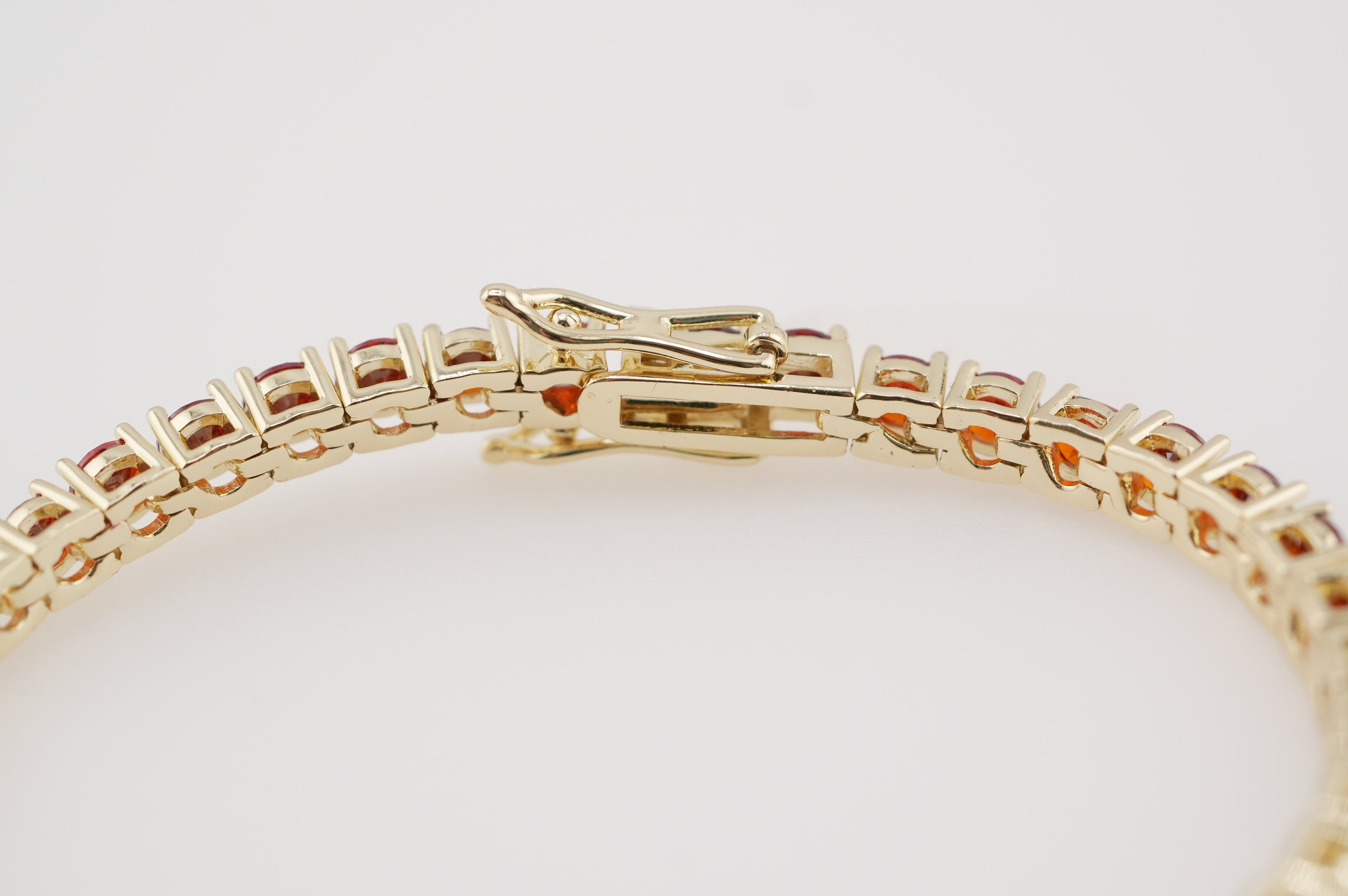 Golden Ruby Radiance Bracelet