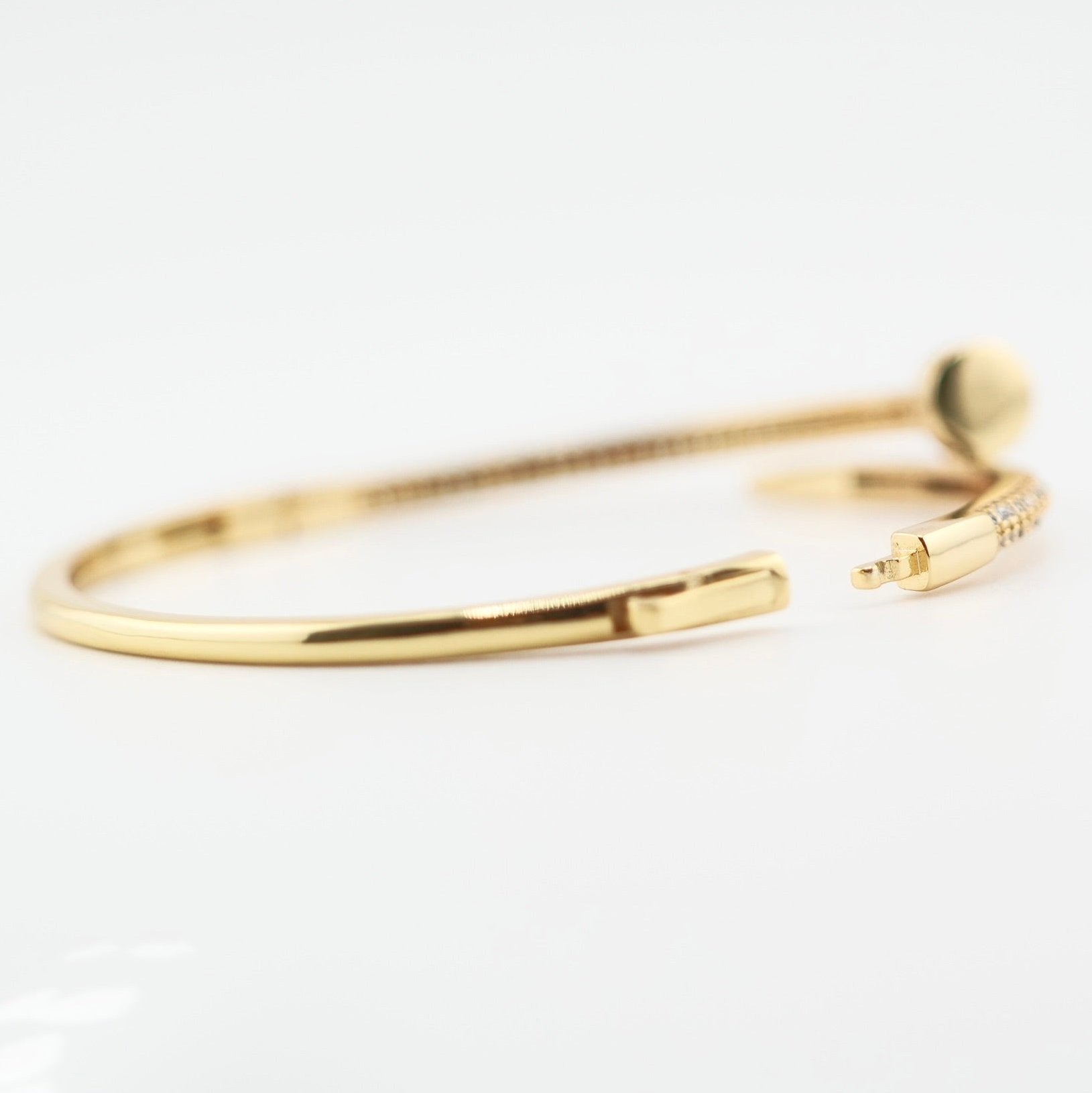 Golden Nail Bangle