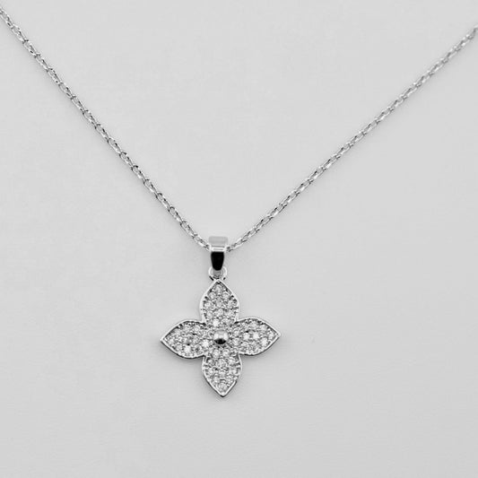 Silver Petal Pendant
