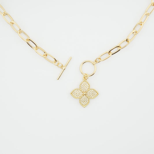 Diamond Clover Necklace