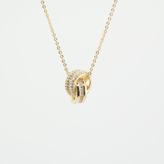 Golden Eternal Loop Necklace
