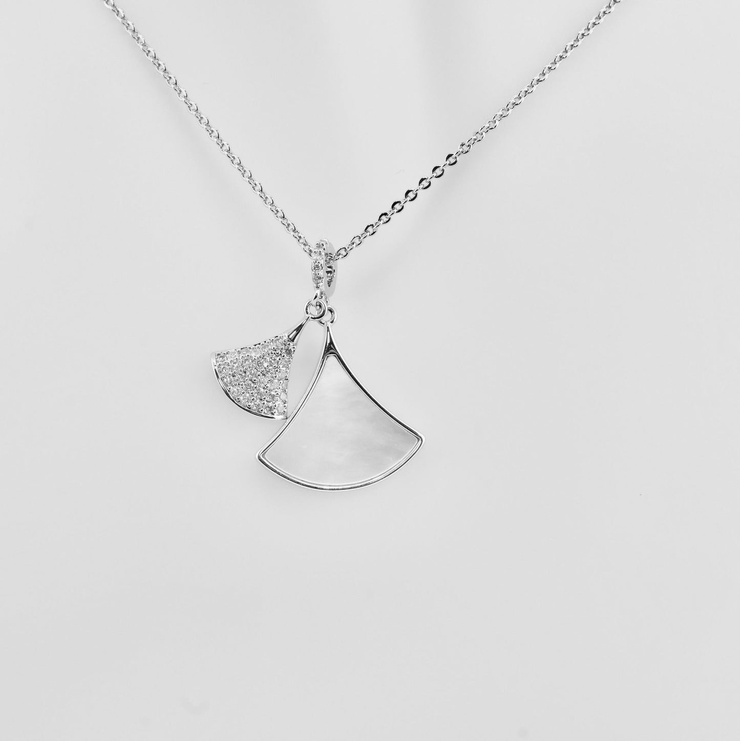 Silver Arc Necklace