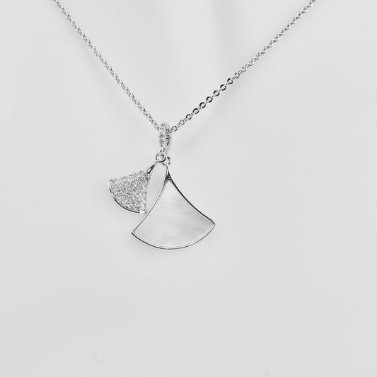 Silver Arc Necklace