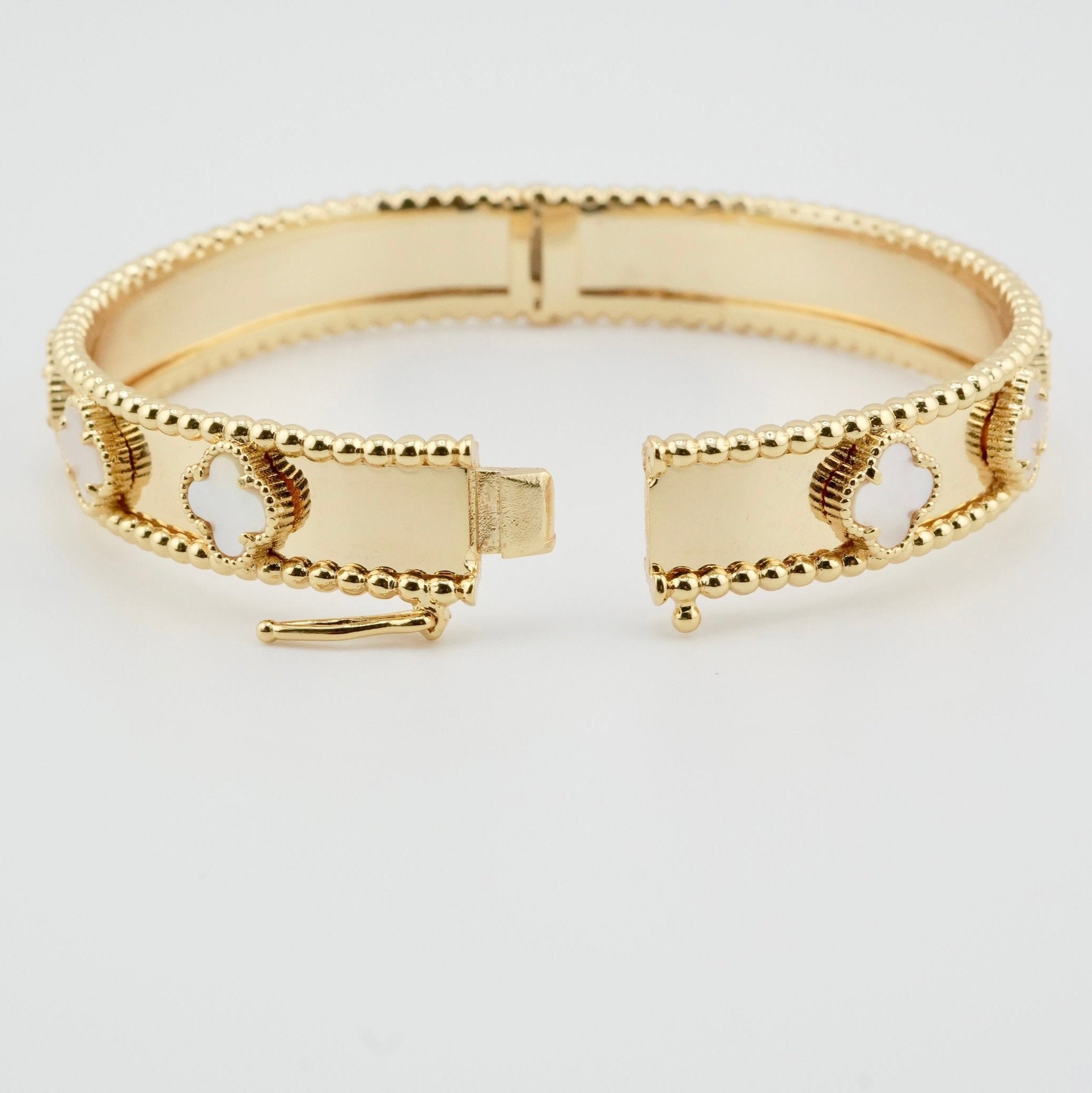 Golden Clover Bangle