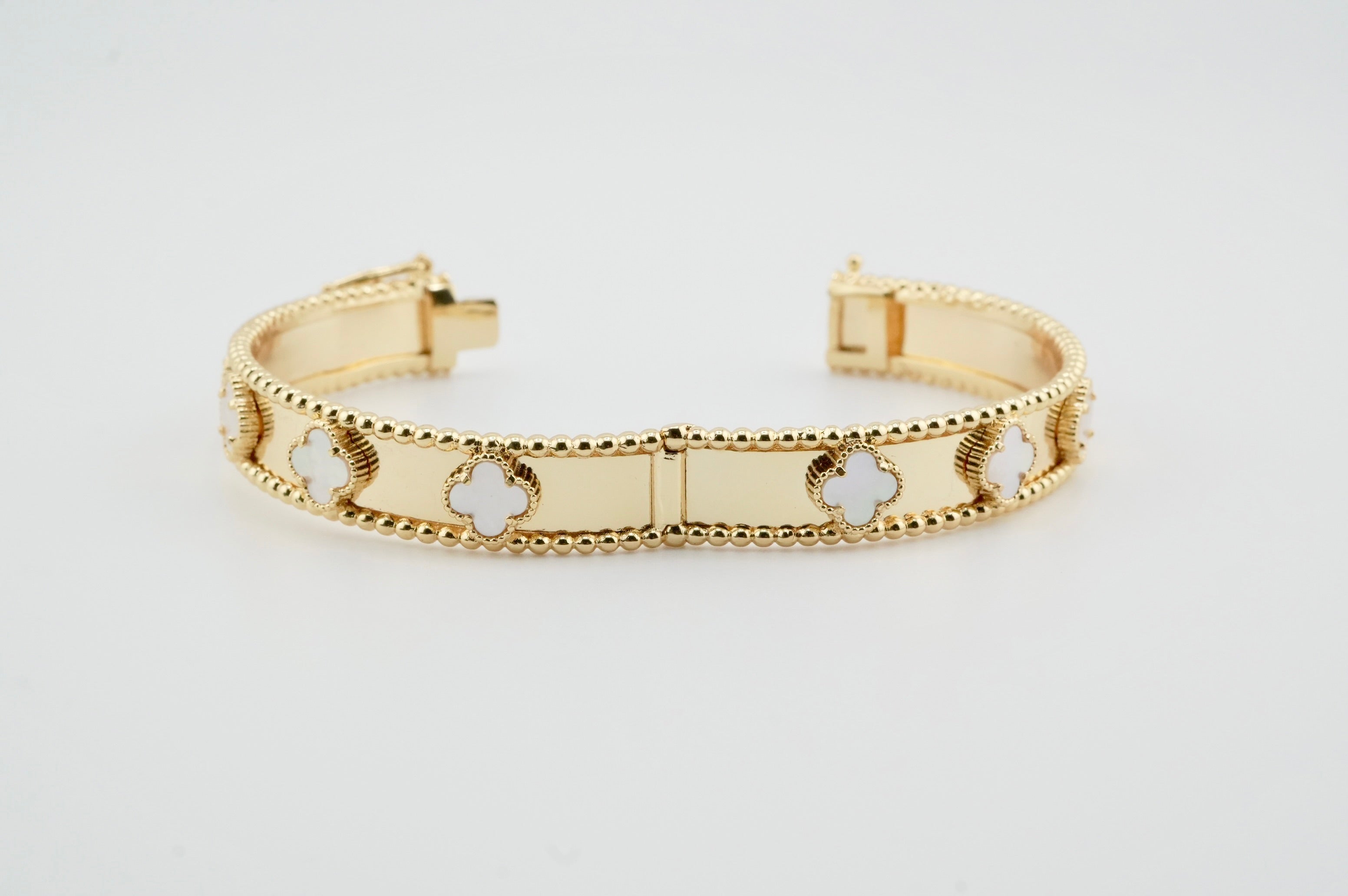 Golden Clover Bangle