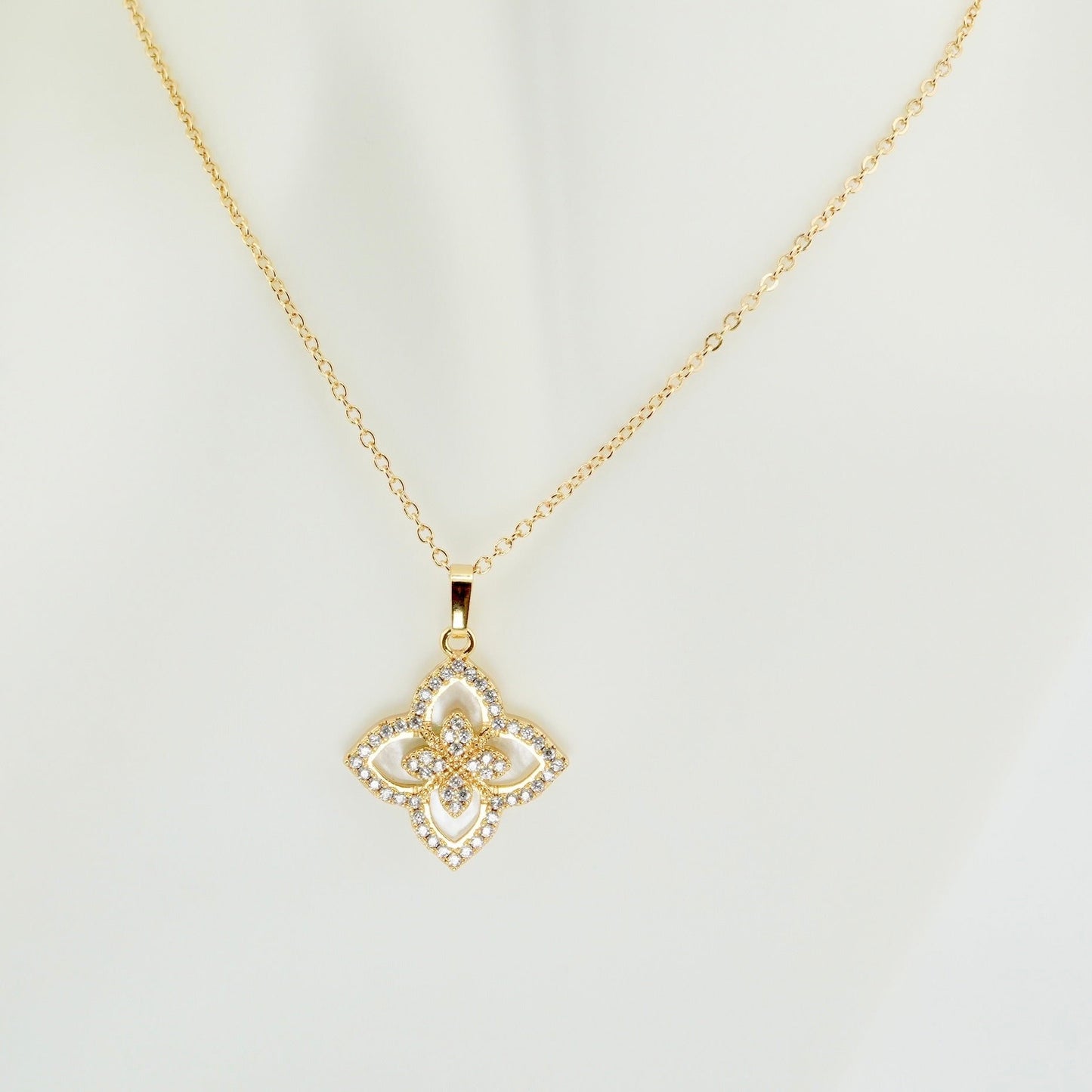 Radiant Bloom Pendant Necklace
