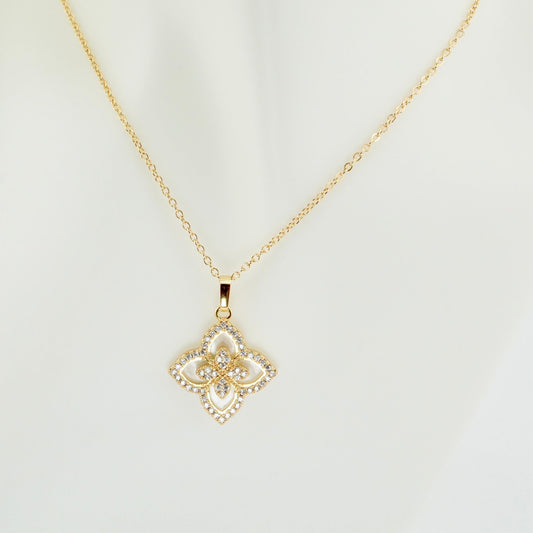 Radiant Bloom Pendant Necklace