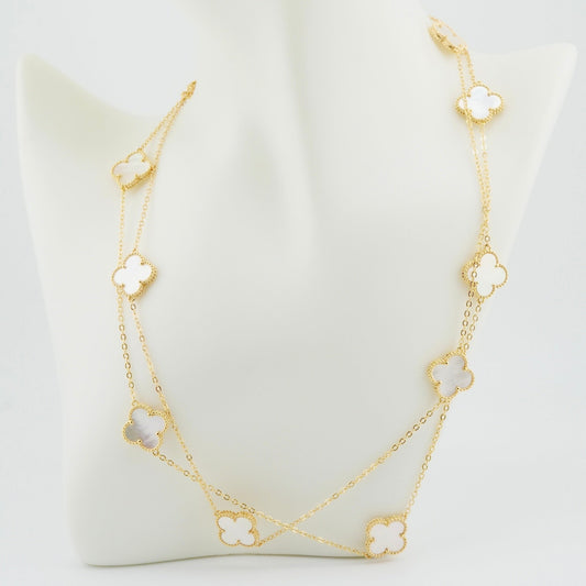 Elegance Clover Long Necklace