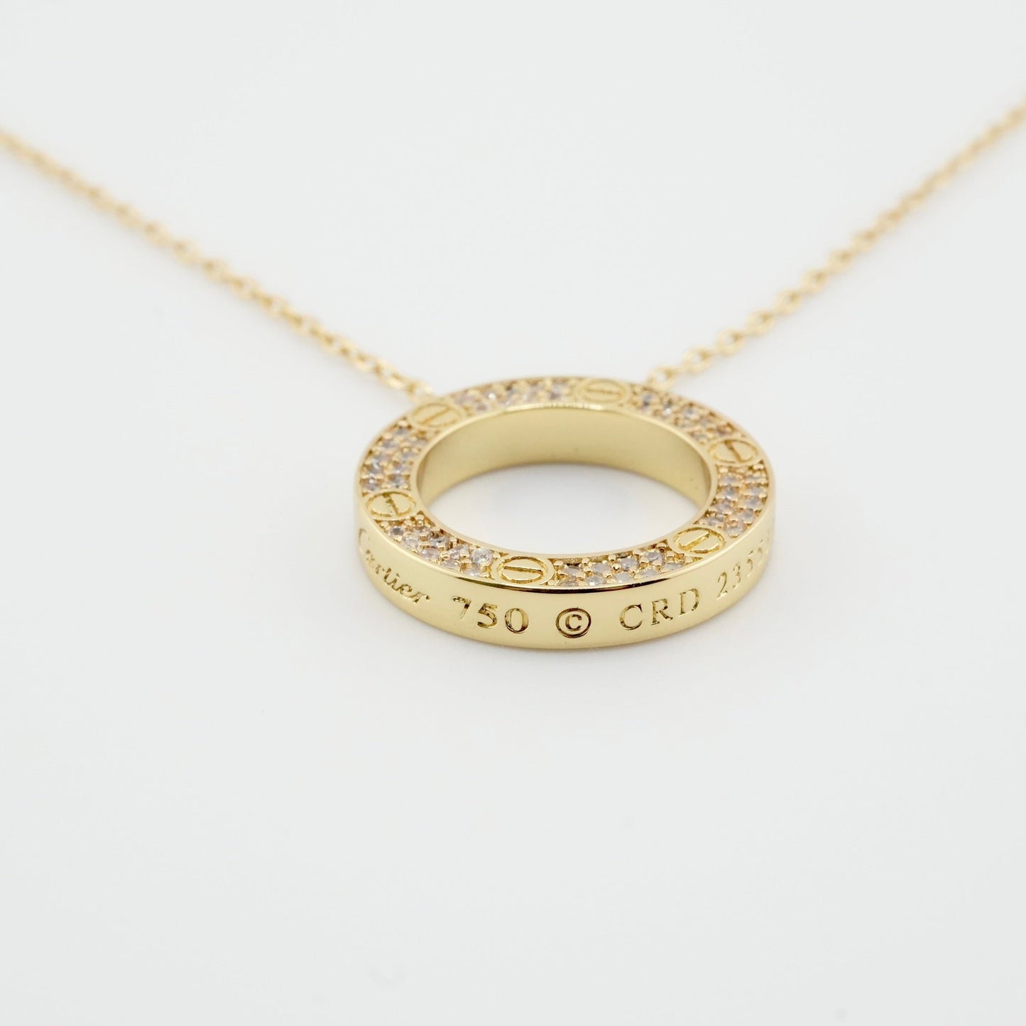 Eternal Elegance Circle Pendant Necklace