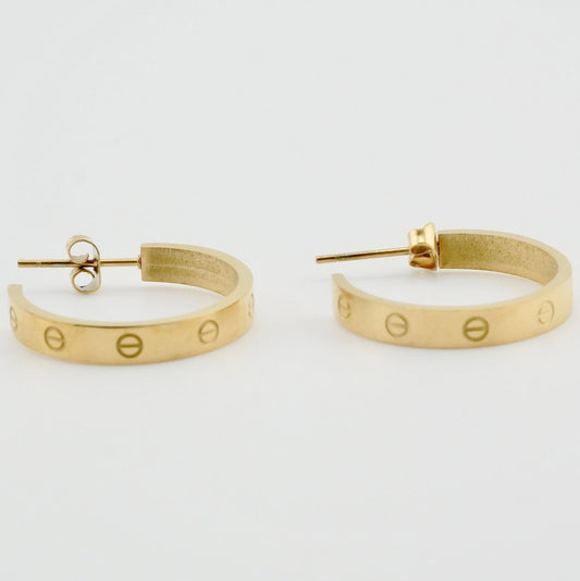 Timeless Embrace Hoop Earrings