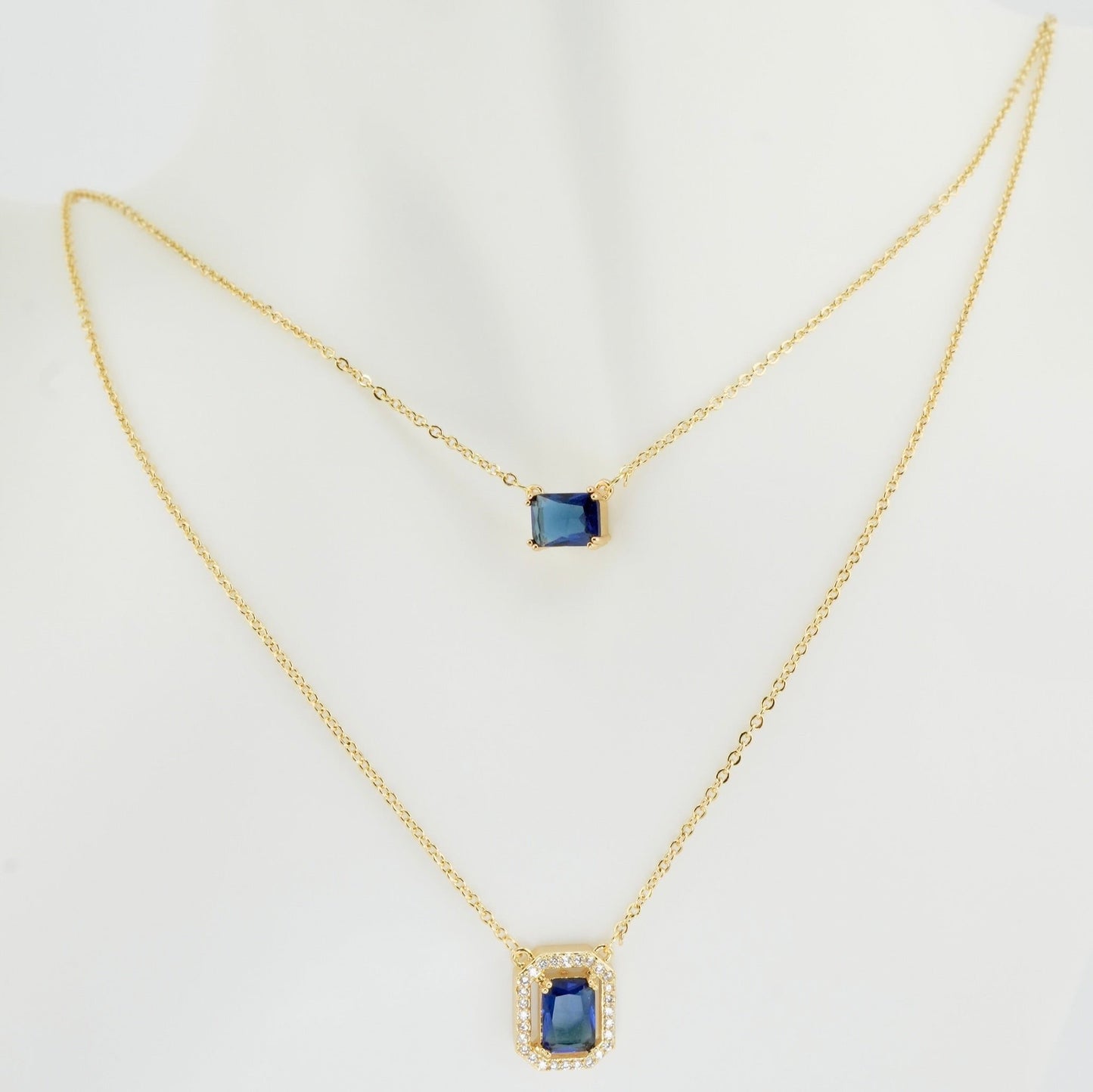 Royal Sapphire Layered Necklace