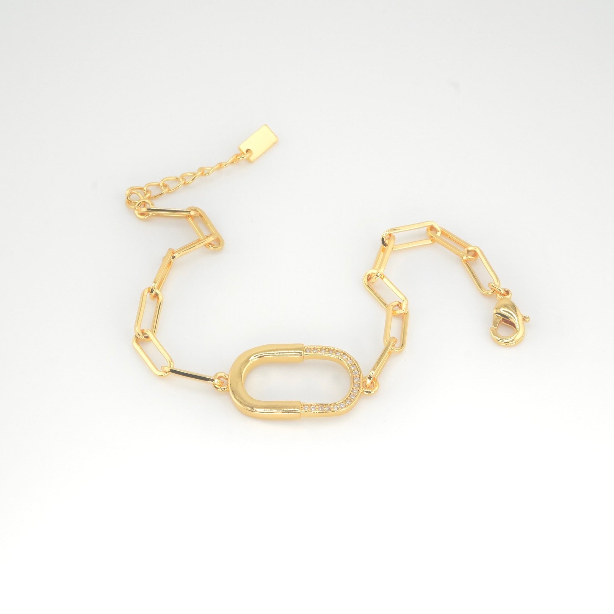 Golden Embrace Link Bracelet