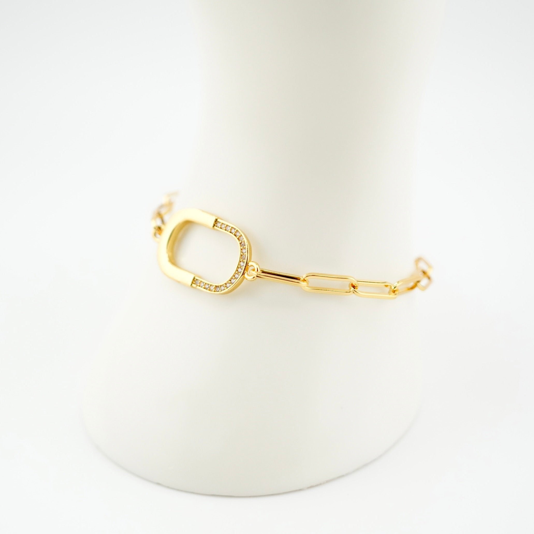 Golden Embrace Link Bracelet