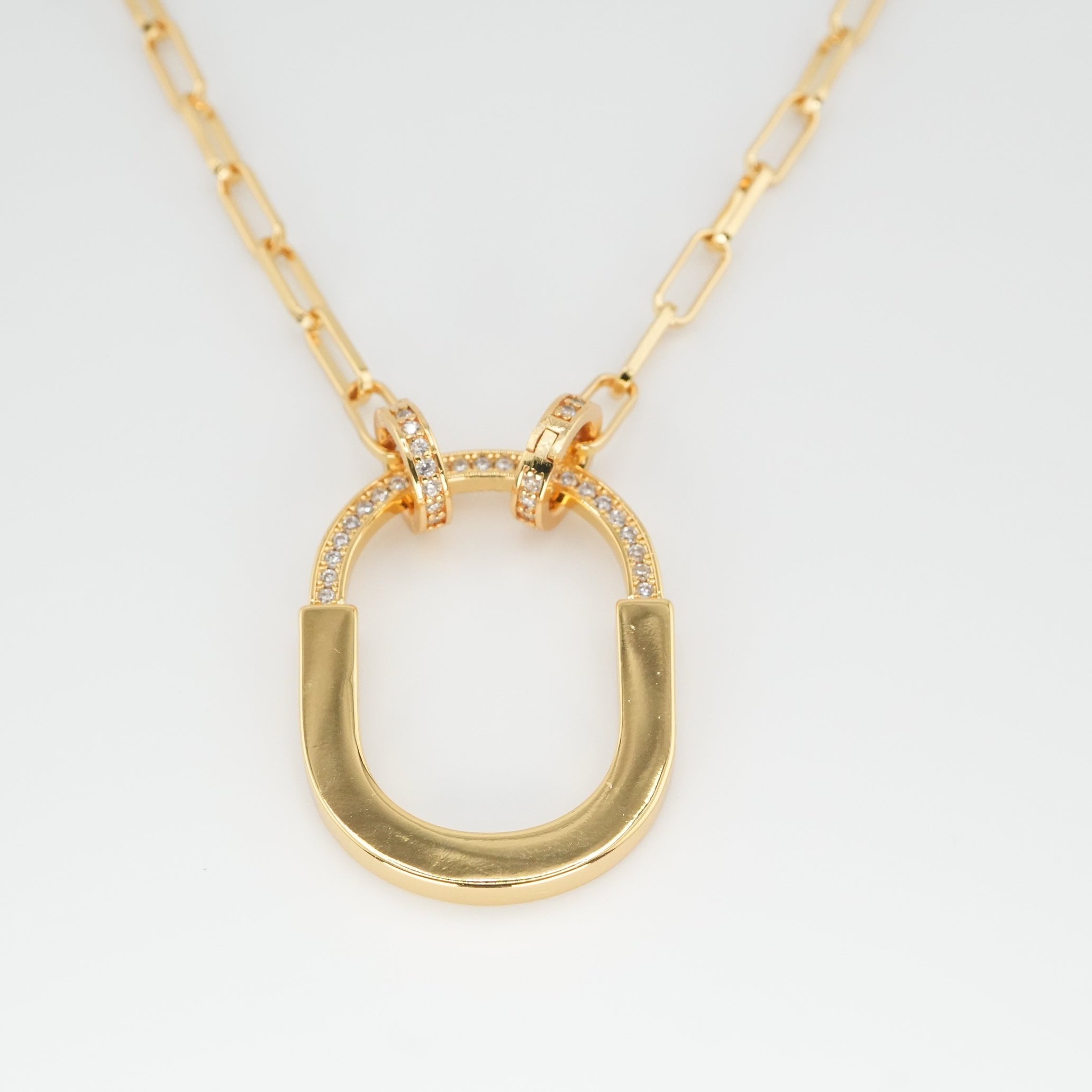 Luxe Horseshoe Link Necklace