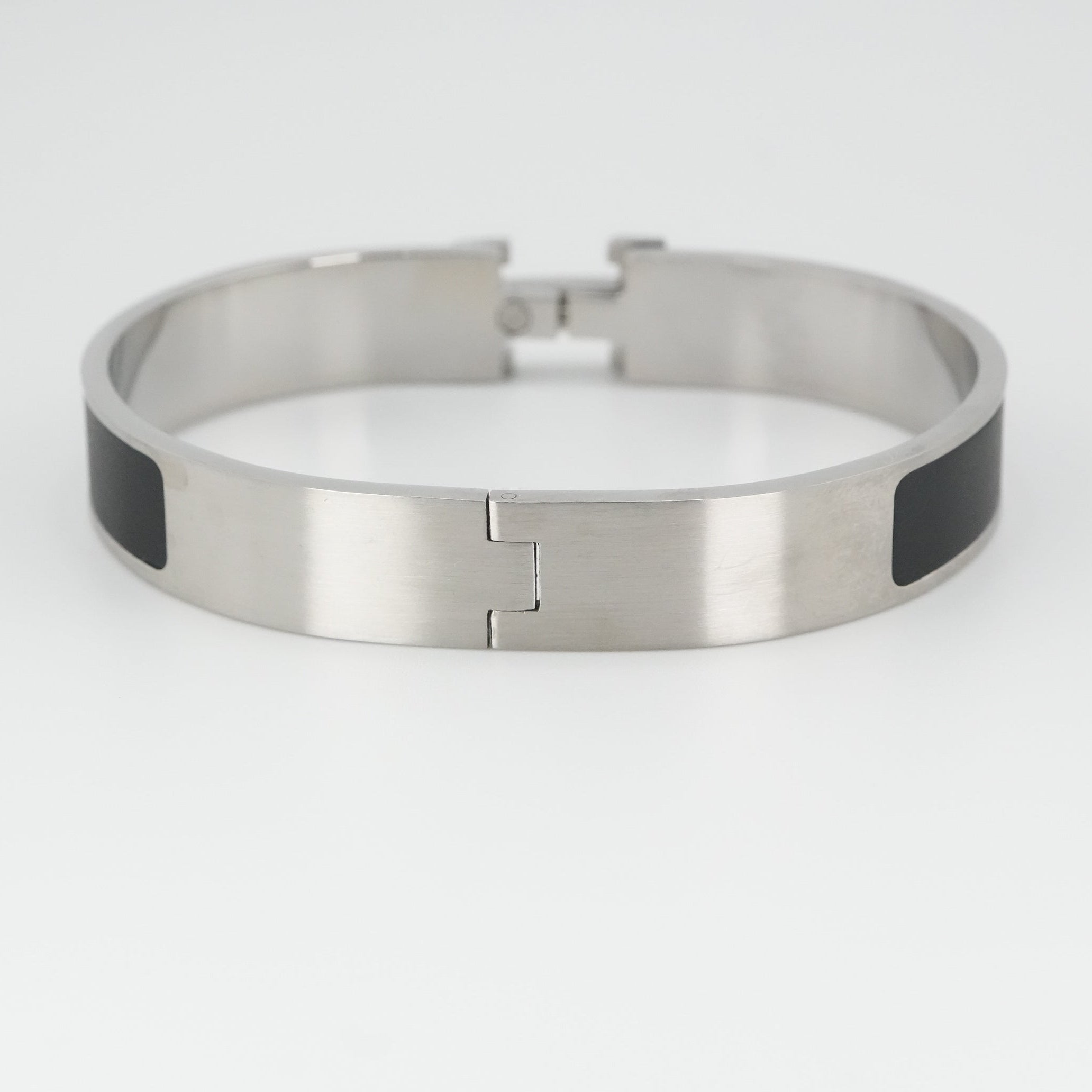 Silver Onyx Band Bracelet