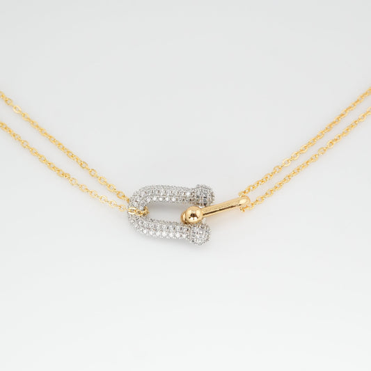 Silver Sunlit Charm Necklace