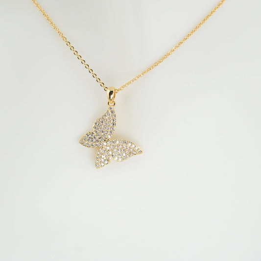 Radiant Butterfly Pendant