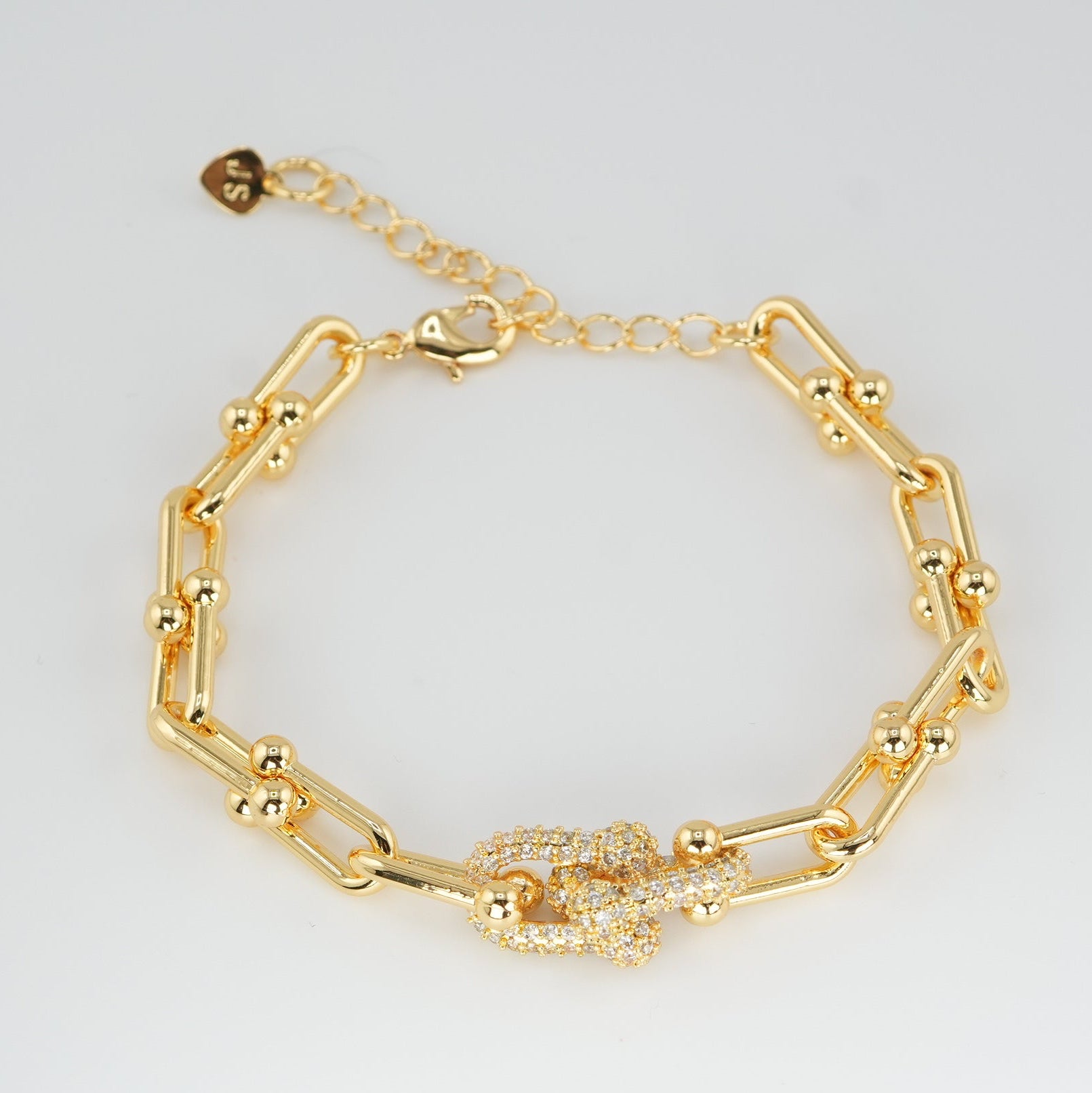 Cosmic Knot Link Bracelet