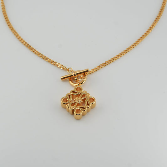 Golden Love Toggle Necklace