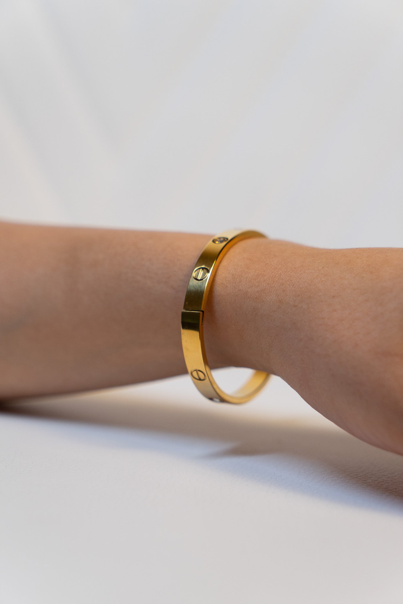 Classic Gold Band Bracelet