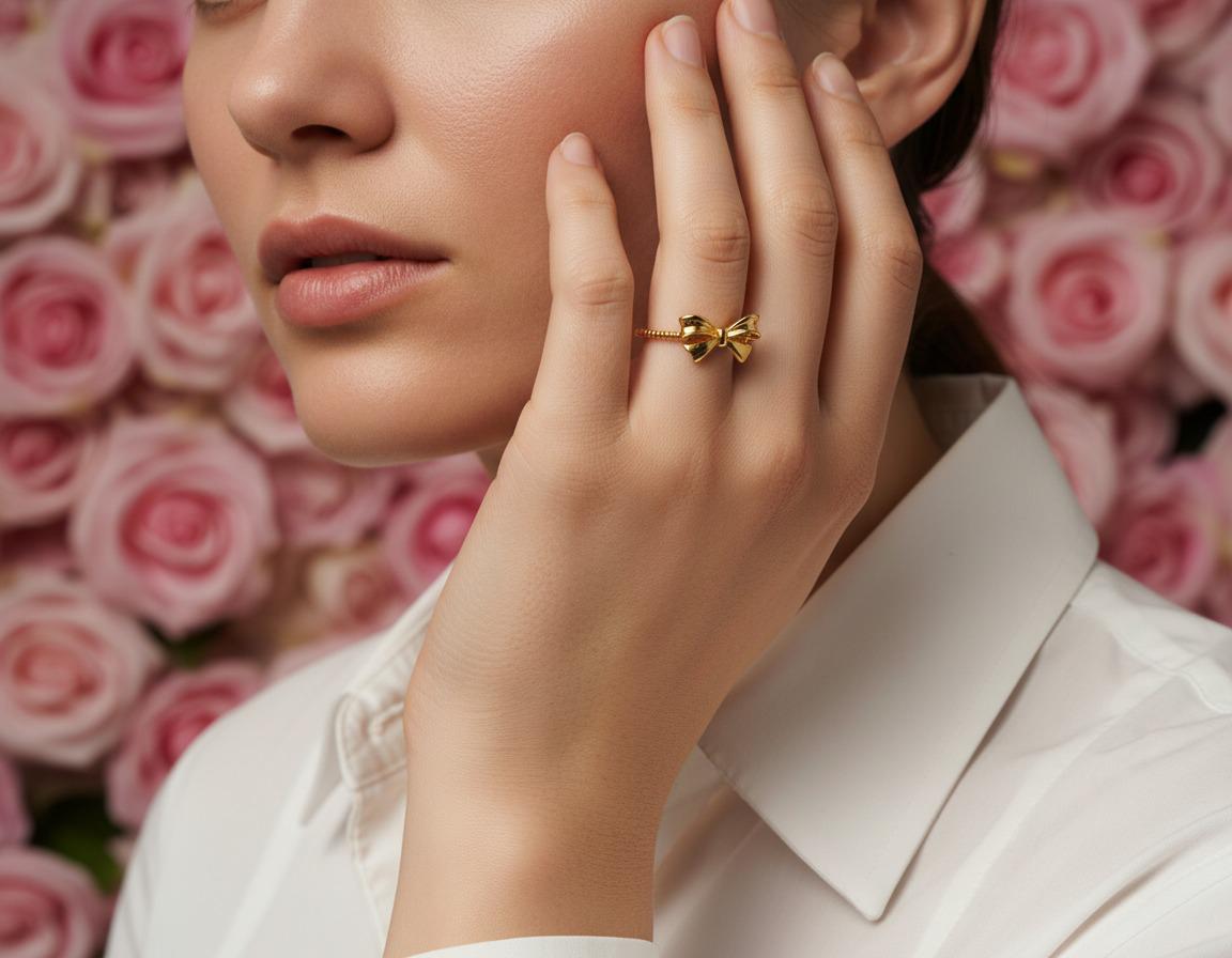Golden Bow Ring