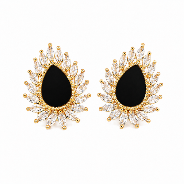 Midnight Royale Teardrop Earrings
