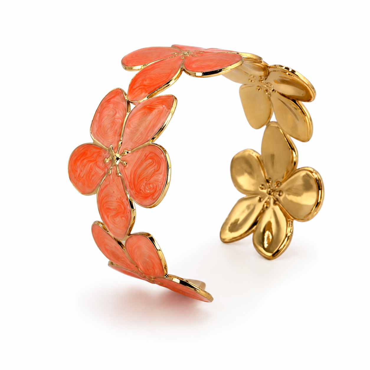 Coral Bloom Cuff