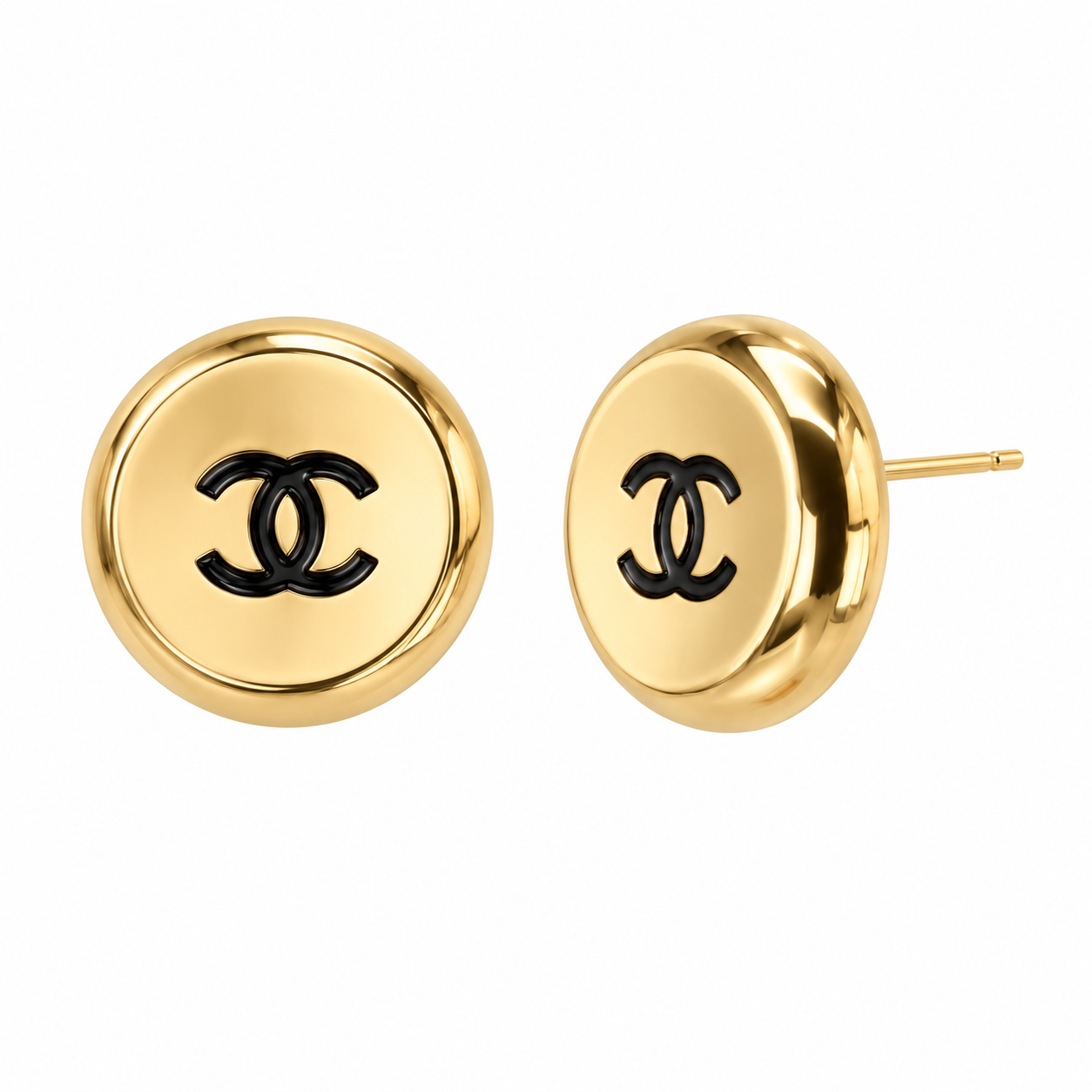 Monarque Medallion Stud Earrings