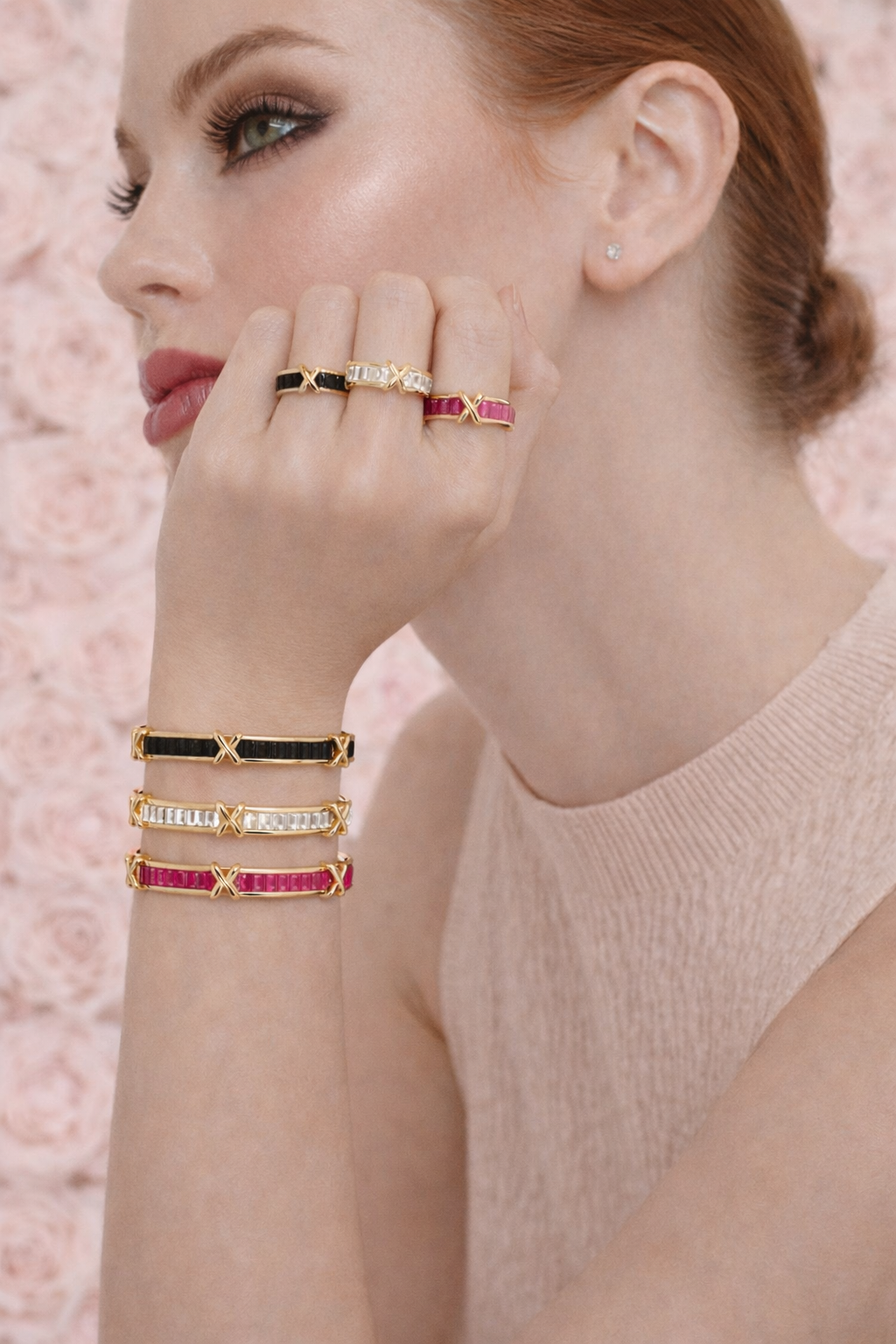 X Silver Signature Bangle & Ring