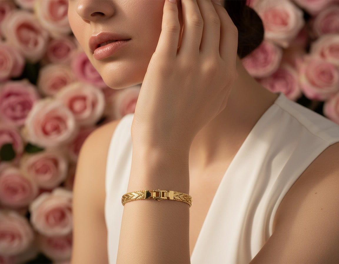 Gold Weave Luxe Bracelet