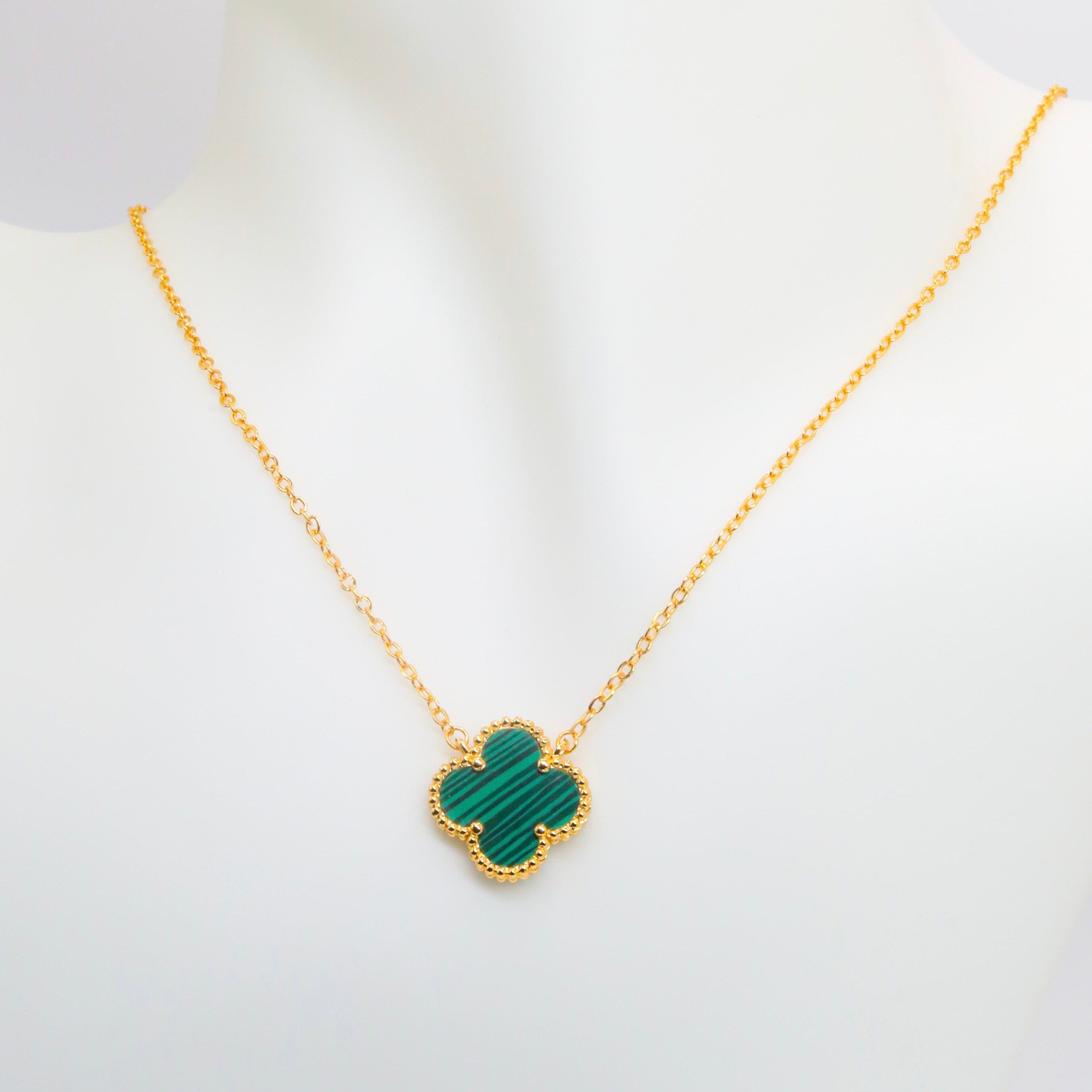 Green Clover Necklace