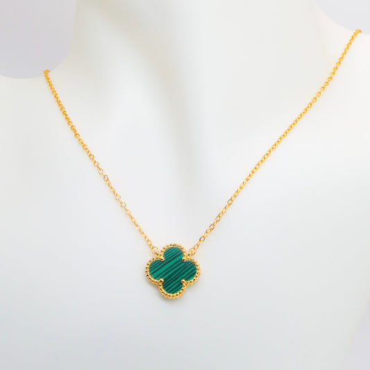 Green Clover Necklace