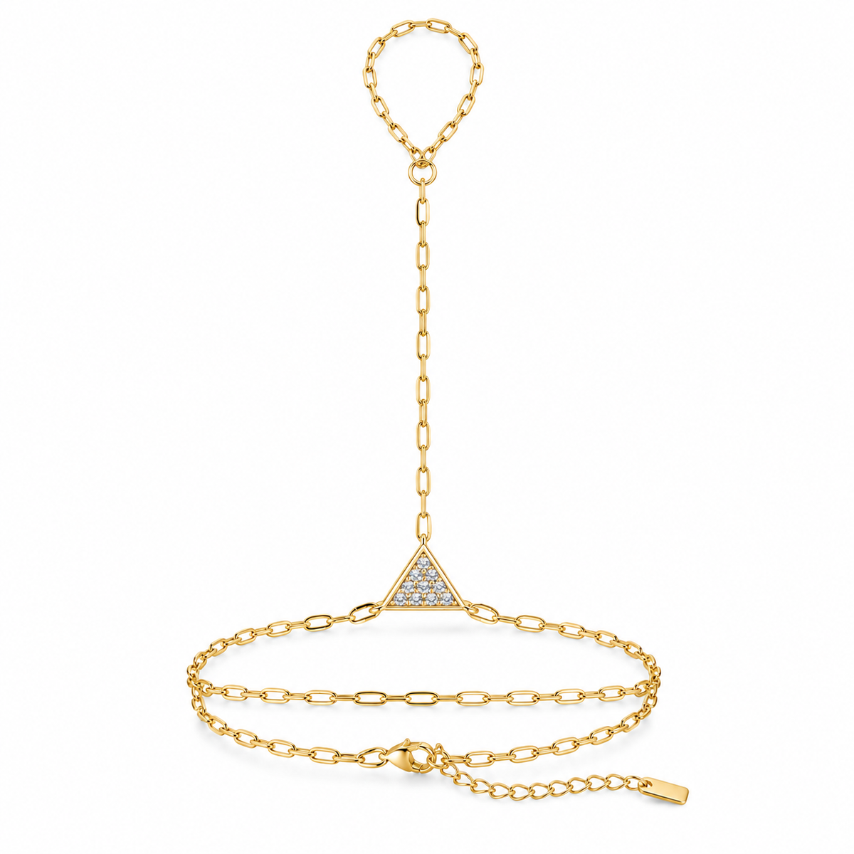Trielle Crystal Hand Chain