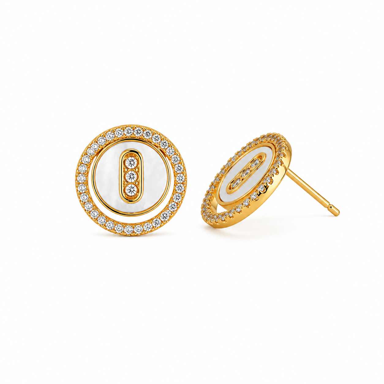 Imperial Pearl Stud Earrings
