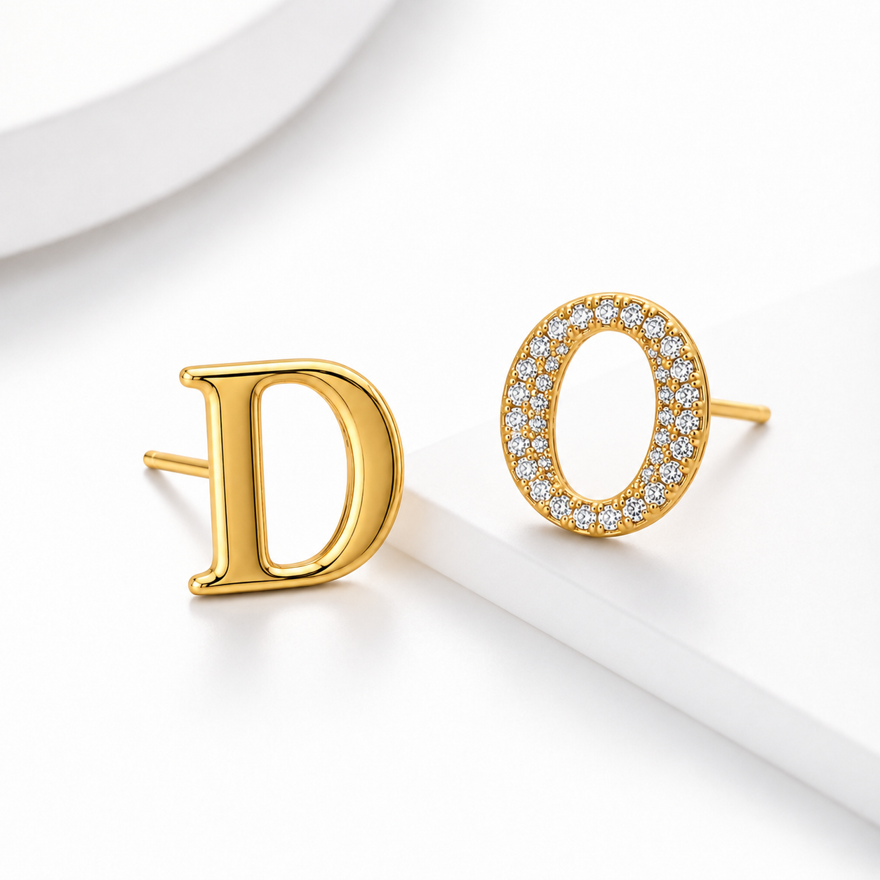 Luxe Initial Choker Set