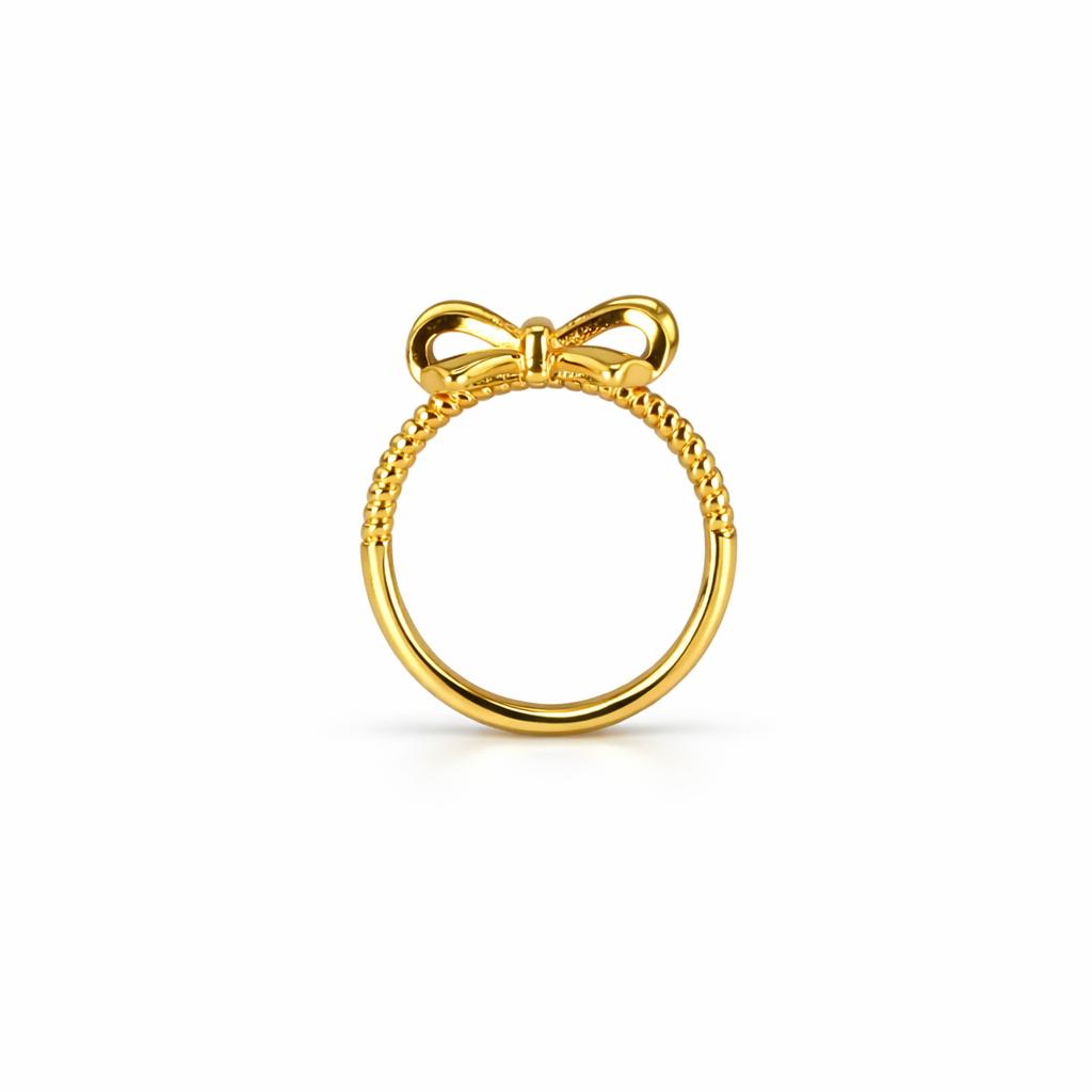 Golden Bow Ring