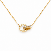 Eternal Duo Ring Necklace