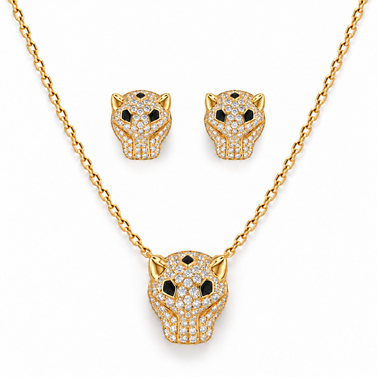 Tiger Pavé Necklace