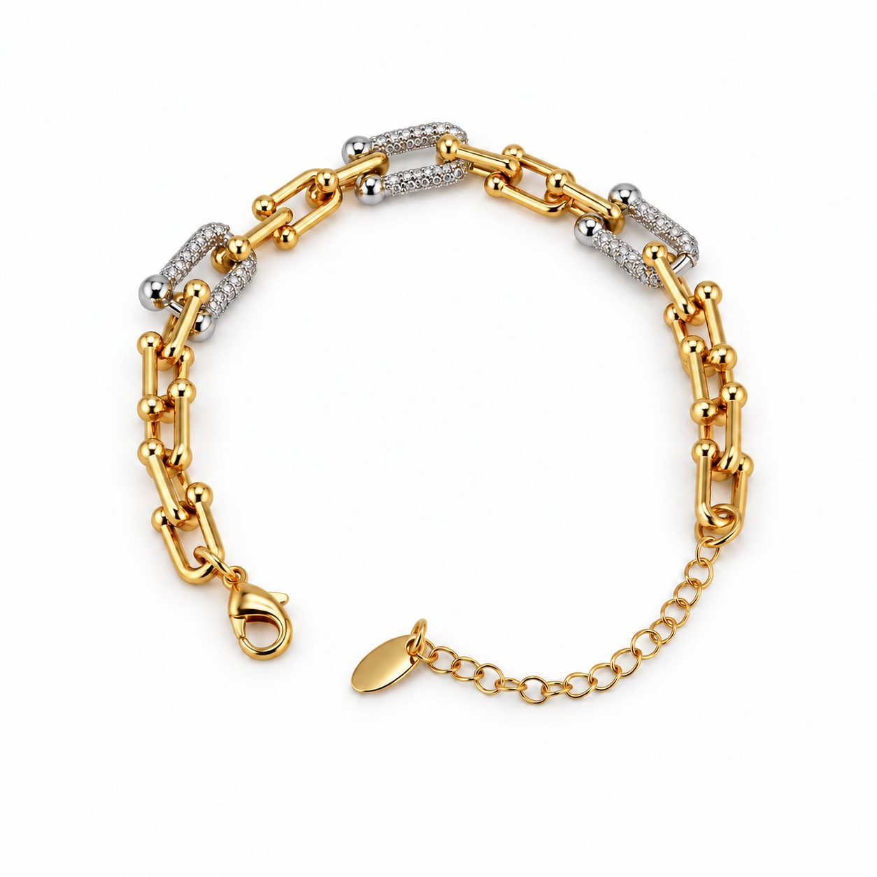 Luxe Link Zircon Bracelet