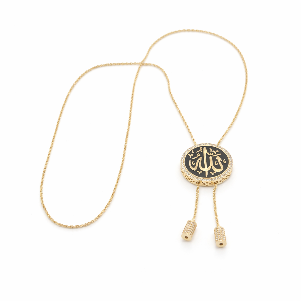 Arabic Calligraphy Drop Necklace