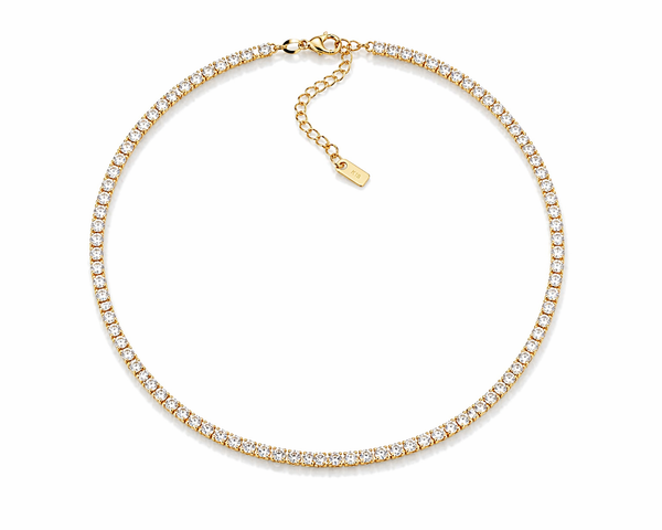 Diamond Glow Tennis Choker