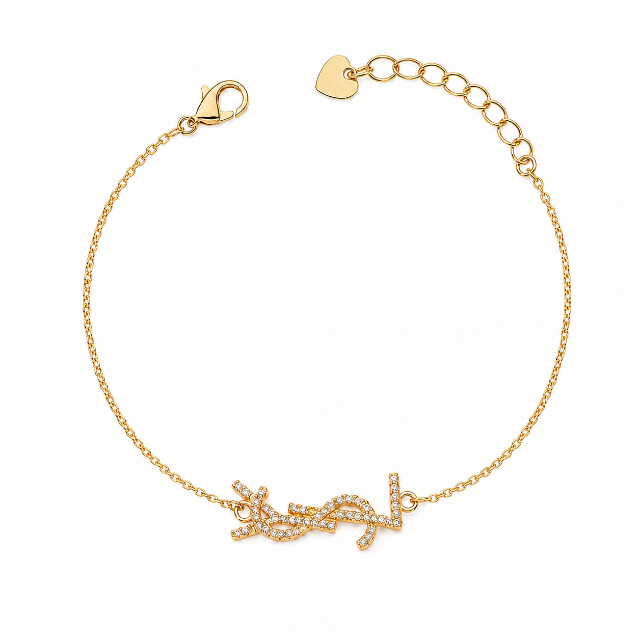 The Crystal Script Bracelet