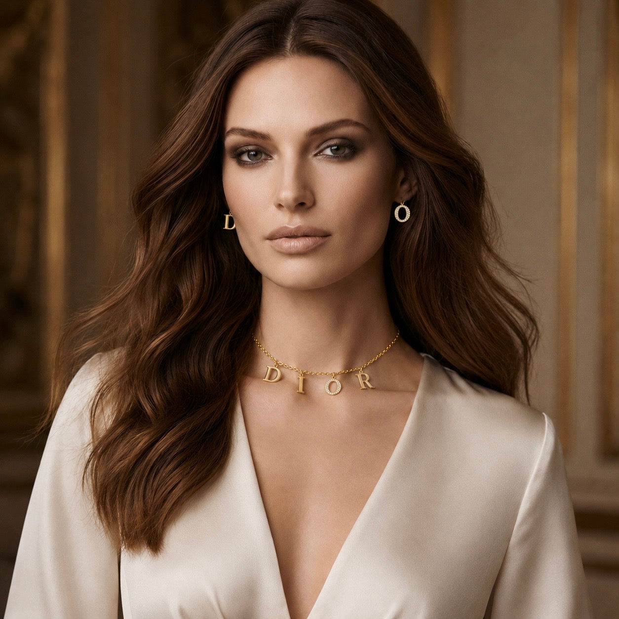 Luxe Initial Choker Set