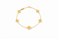 Mini Clover Bracelet – Gold