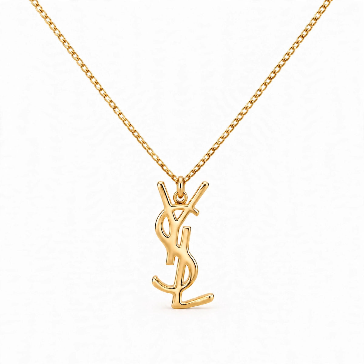 Luxe Gold Monogram Necklace
